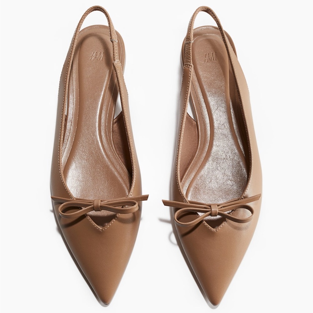 H&M | Bow Slingbacks